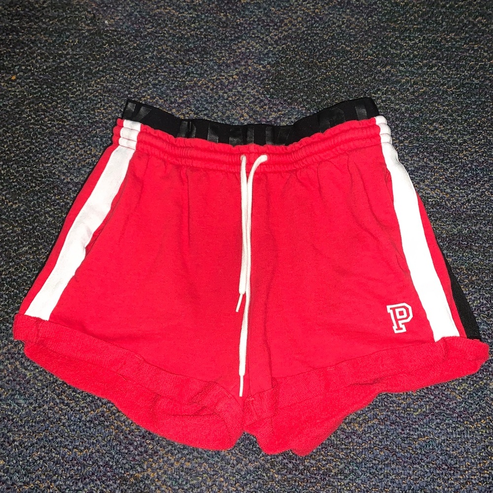 PINK Red Shorts